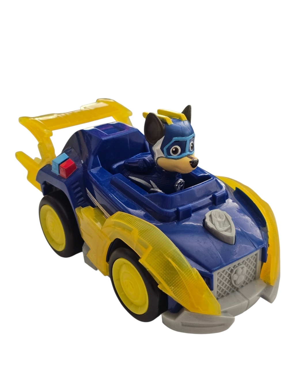 Paw Patrol Chase Police Cruiser Vehicle & Figure Toy Blue Yellow